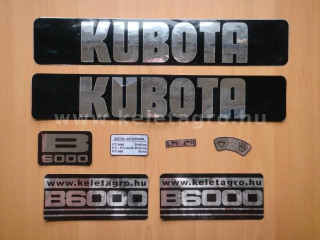 Decal set for Kubota B6000 compact tractor (1)